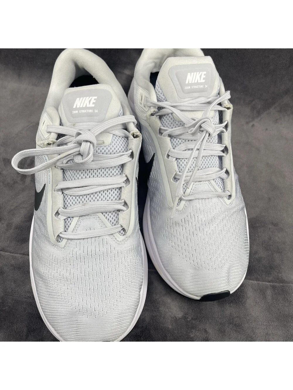 Nike Zoom Structure 24 Running Shoes Men’s US 11 White Black DA8535-004